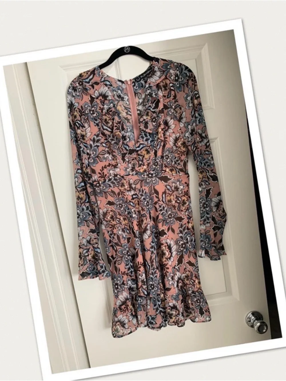 For Love & Lemons Pink Floral Print Blouse - Picture 4 of 4